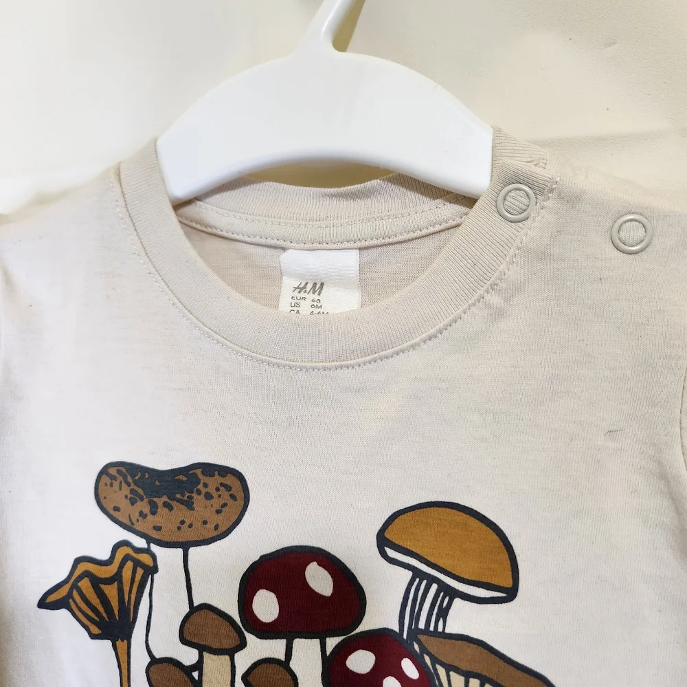 H&M long sleeve mushroon shirt - Picture 4 of 6